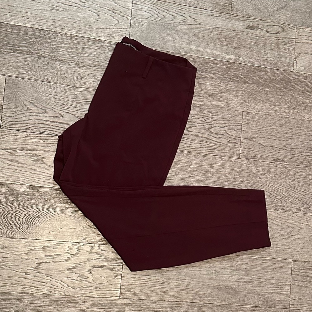 Victoria's Secret Burgundy Dress Pants Size 8